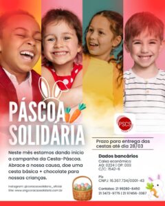 Hoje dia 01/03/2024 iniciamos a campanha da Páscoa Solidária. Através desse projeto arrecadamos alimentos, fraldas, leite e bombom para distribuir aos nossos afiliados. Junte-se a essa causa conosco! 